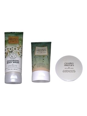 Bath And Body Works Chasing Fireflies RARE DISCONTINUED 3 Piece Bodycare Set New